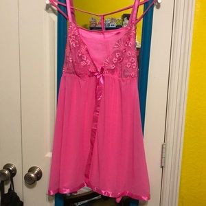 Plus size babydoll lingerie